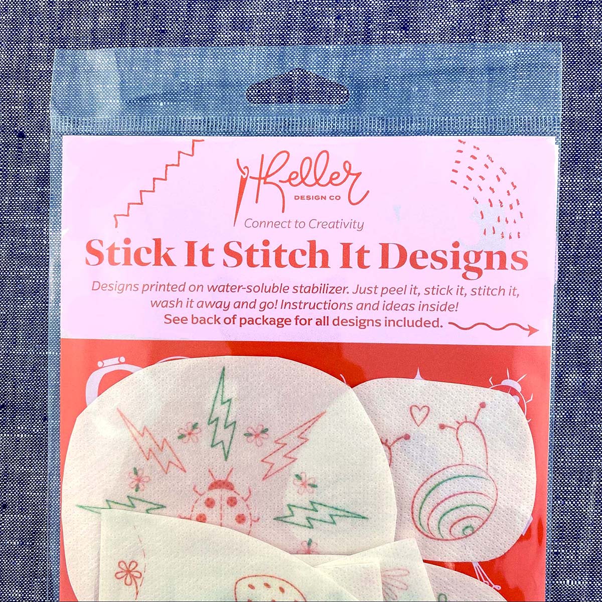 Stick it Stitch It Strawberry Patch Embroidery Kit